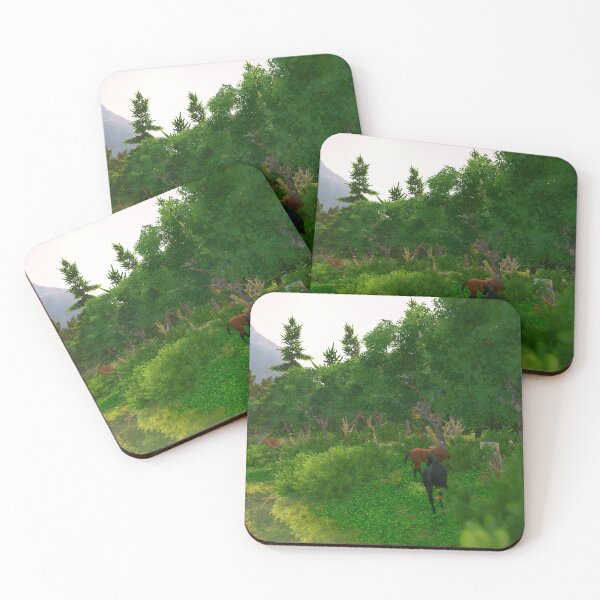 Item preview, Horses Green Landscape designed and sold by Ngaiseot.
