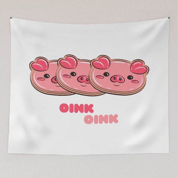 Item preview, Piggy Cookies Oink Oink designed and sold by Nathalie Aynié.