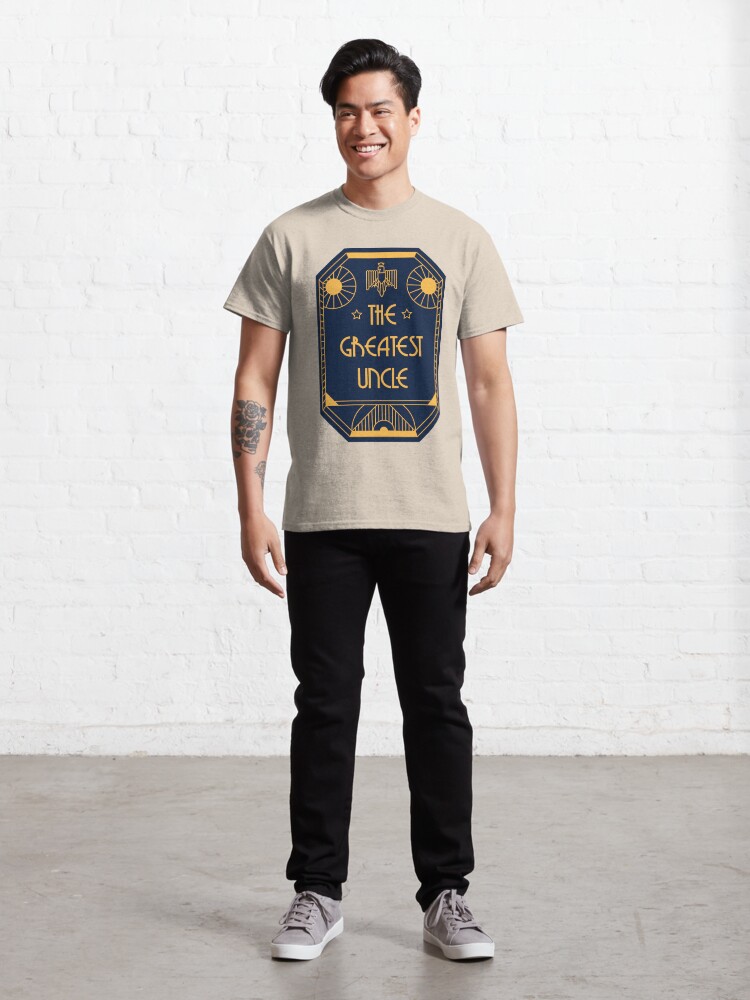 Alternate view of The Greatest Uncle - Art Deco Medal of Honor Classic T-Shirt
