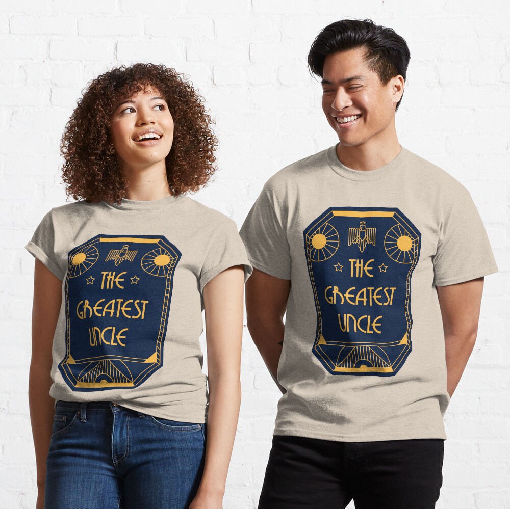 The Greatest Uncle - Art Deco Medal of Honor Classic T-Shirt