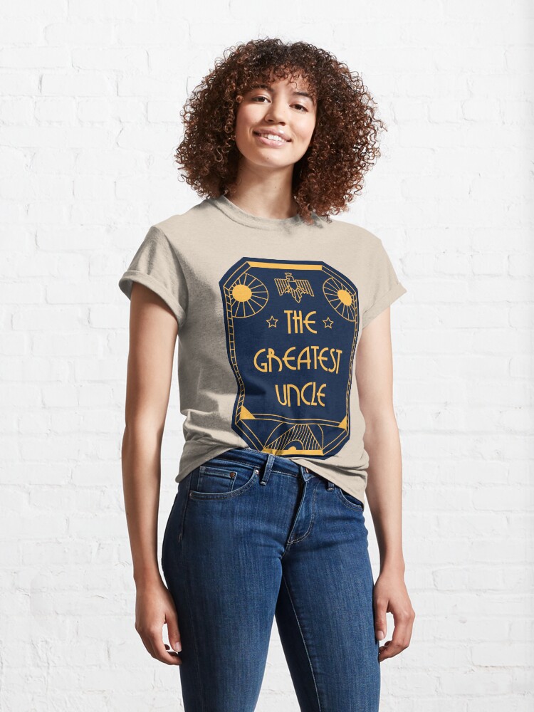 Alternate view of The Greatest Uncle - Art Deco Medal of Honor Classic T-Shirt