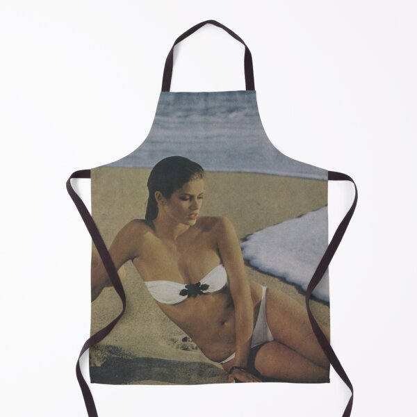 Item preview, Gia Carangi, white bikini, white sand. designed and sold by Maddie4Real.