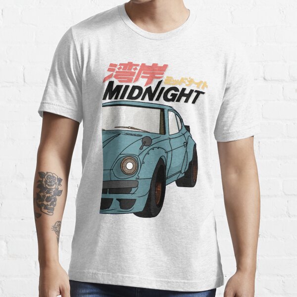 "240z (DevilZ Retro Theme) Wangan Midnight Fanart " Tshirt by UPSTRM