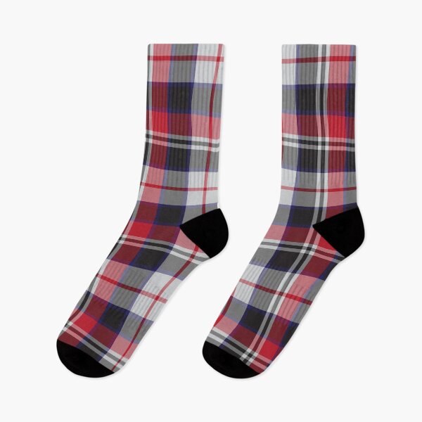 Aperçu de l'œuvre Red Navy Plaid Tartan Textured Pattern créée et vendue par Siu-Hong Mok.