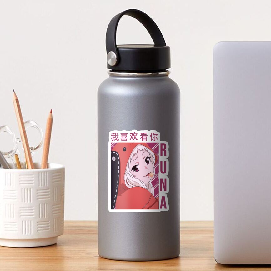 Pegatina Kakegurui Runa Yomozuki Anime De Trueyou Redbubble