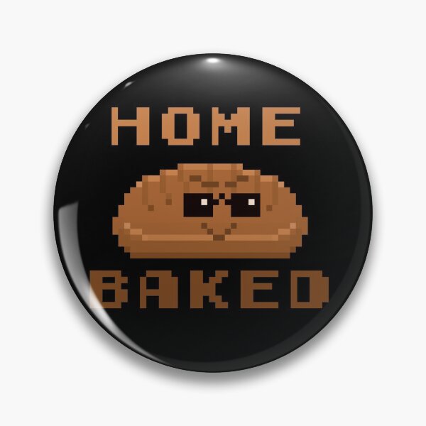 Item preview, Home Baked! (On Black) designed and sold by PawsitiveMum.