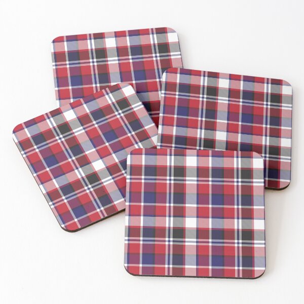 Artikelvorschau, Red Navy Plaid Tartan Textured Pattern entworfen und verkauft von Siu-Hong Mok.