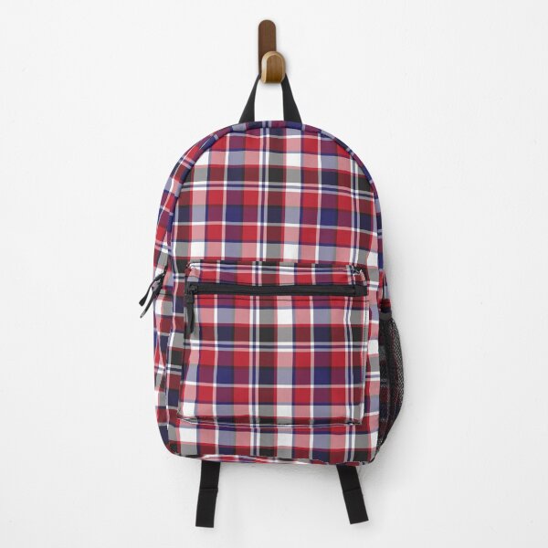 Artikelvorschau, Red Navy Plaid Tartan Textured Pattern entworfen und verkauft von Siu-Hong Mok.