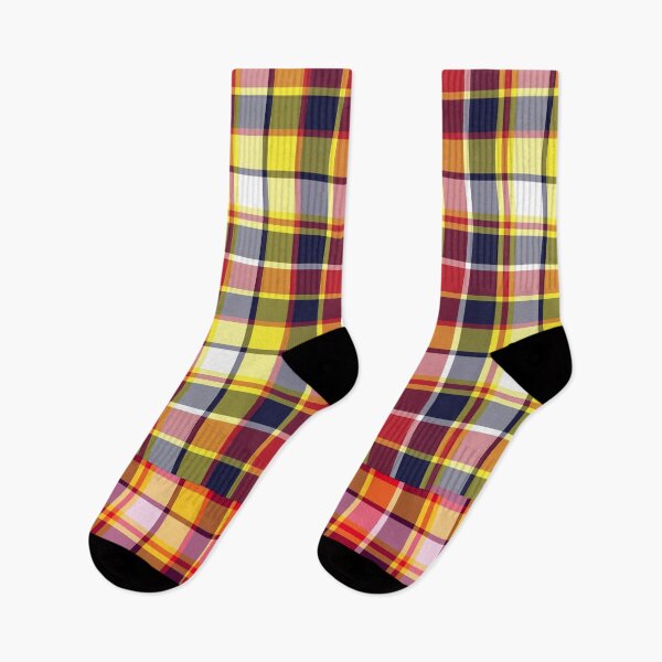 Aperçu de l'œuvre Red Navy Plaid Tartan Textured Pattern créée et vendue par Siu-Hong Mok.