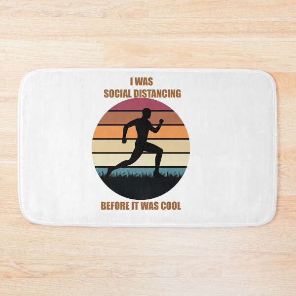 Item preview, Running T-shirt, I Was Social Distancing Before It Was Cool Shirt designed and sold by Artezia.