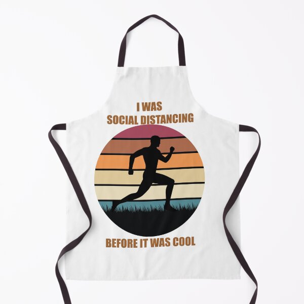 Item preview, Running T-shirt, I Was Social Distancing Before It Was Cool Shirt designed and sold by Artezia.