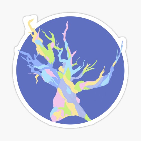 Tree Of Wisdom And Justice  Sticker