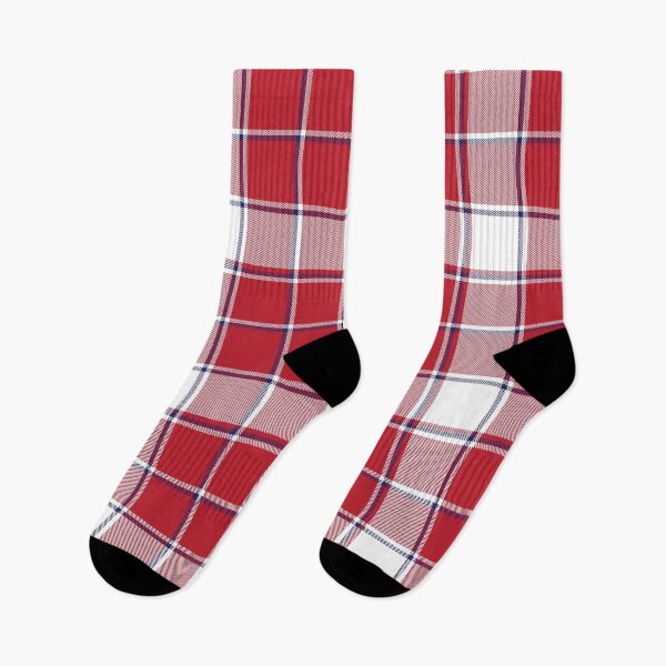 Aperçu de l'œuvre Red Navy Plaid Tartan Textured Pattern créée et vendue par Siu-Hong Mok.