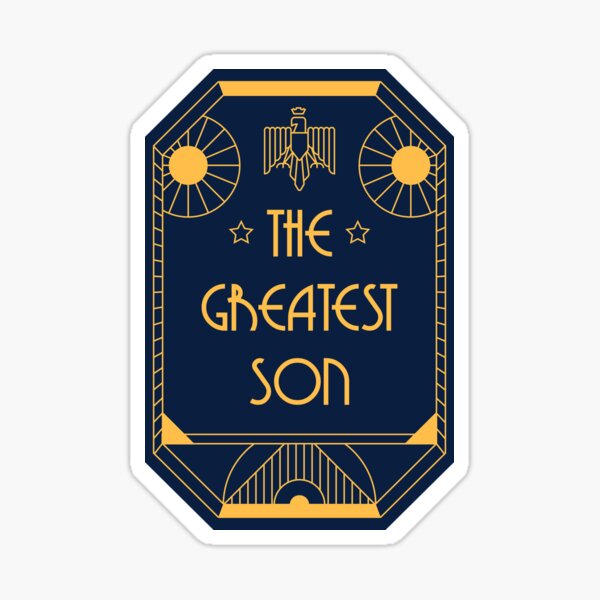 The Greatest Son - Art Deco Medal of Honor Sticker
