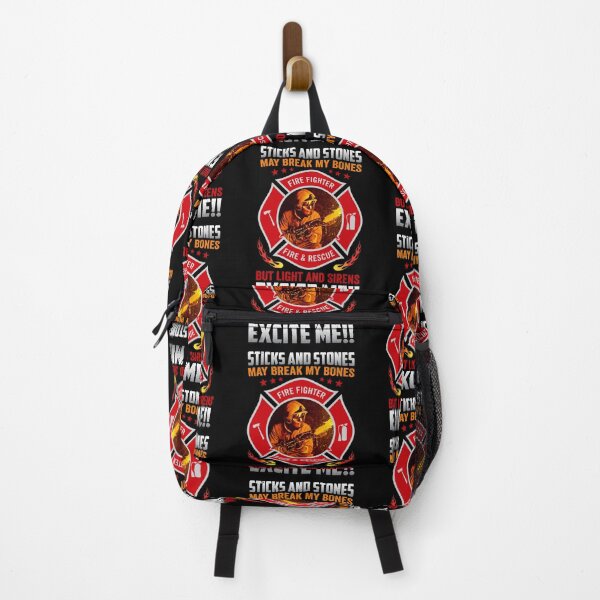 Item preview, Lights & Sirens Excite Me-funny gift idea for firefighters designed and sold by BRtisticDesigns.
