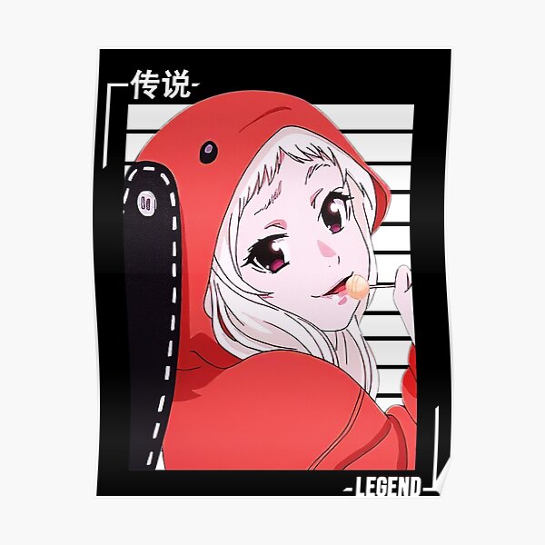 Kakegurui Runa Yomozuki Anime Poster By Trueyou Redbubble