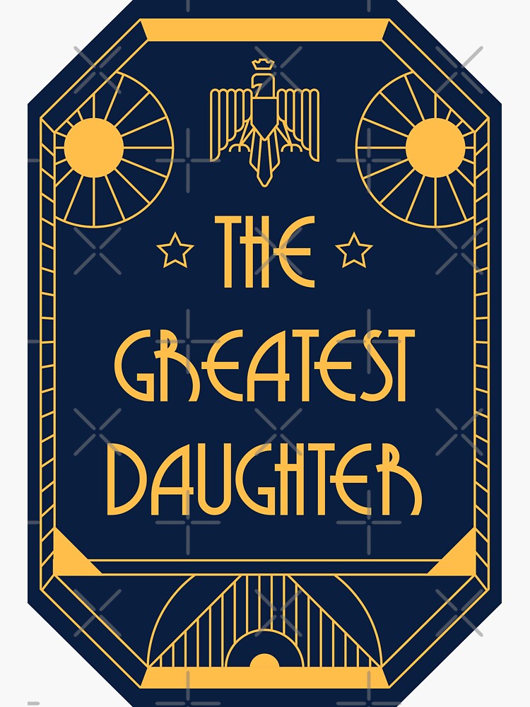 The Greatest Daughter - Art Deco Medal of Honor by Millusti
