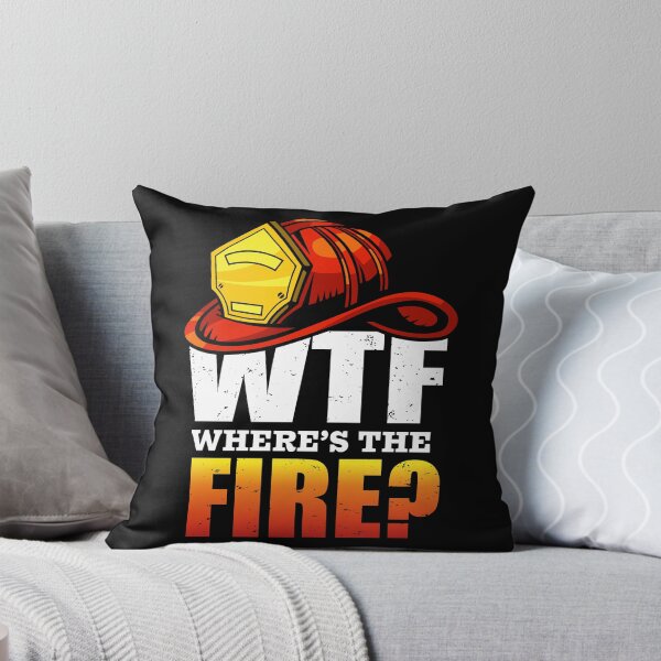 Item preview, WTF? Where's The Fire?-funny firefighter gift idea  designed and sold by BRtisticDesigns.