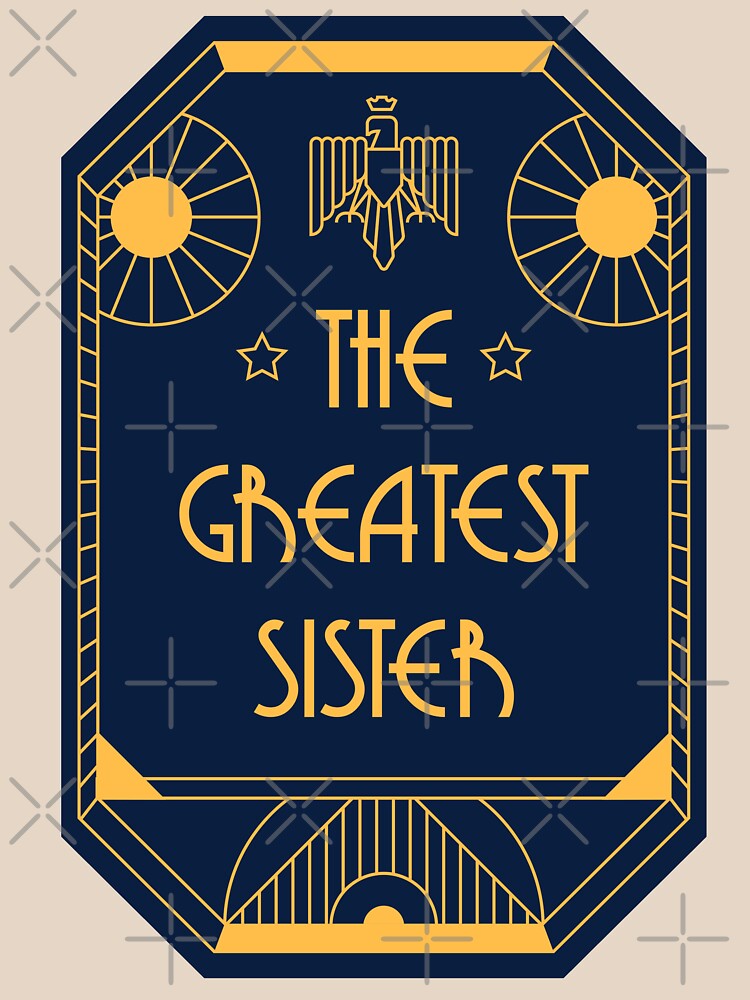 The Greatest Sister - Art Deco Medal of Honor by Millusti