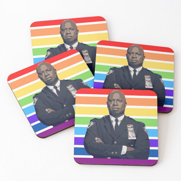 Item preview, Captain Holt rainbow flag designed and sold by JpressA.