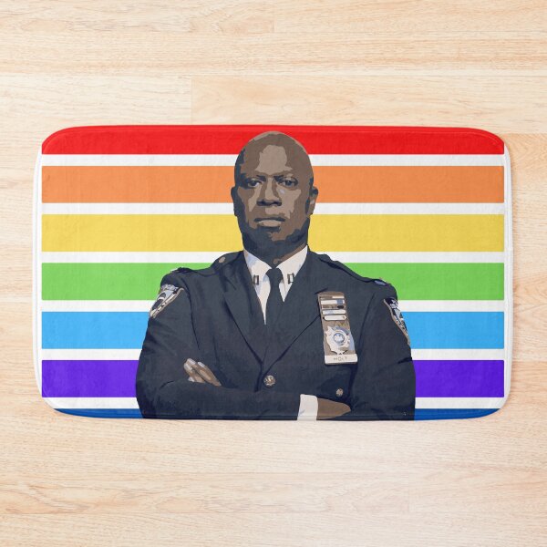 Item preview, Captain Holt rainbow flag designed and sold by JpressA.