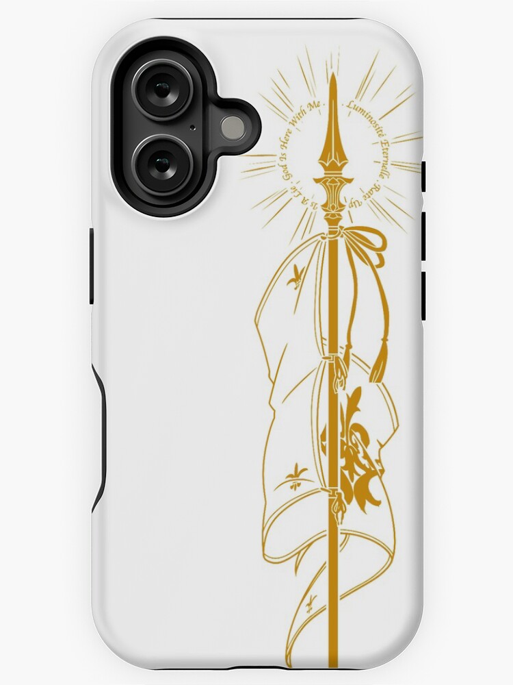 Thumbnail 1 of 4, iPhone Case, Fate - Ruler Jeanne d'Arc - Luminosité Eternelle - G. ver. (yellow) designed and sold by AndrewChiuLo.