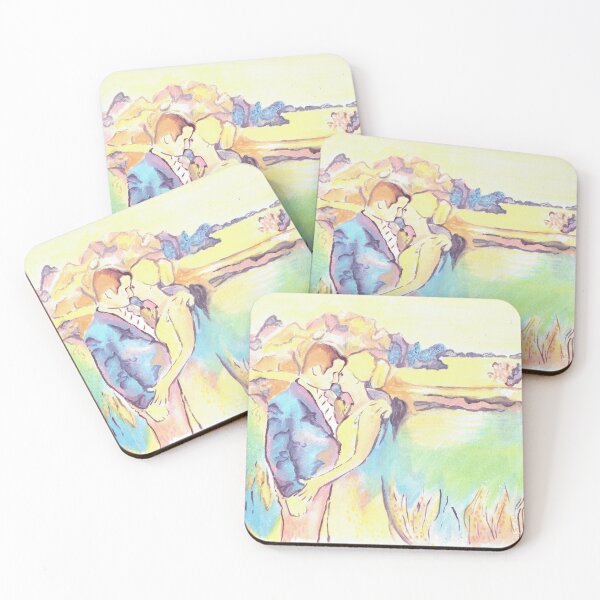 Item preview, In Love painting of two people on their wedding day designed and sold by Deb Webb.
