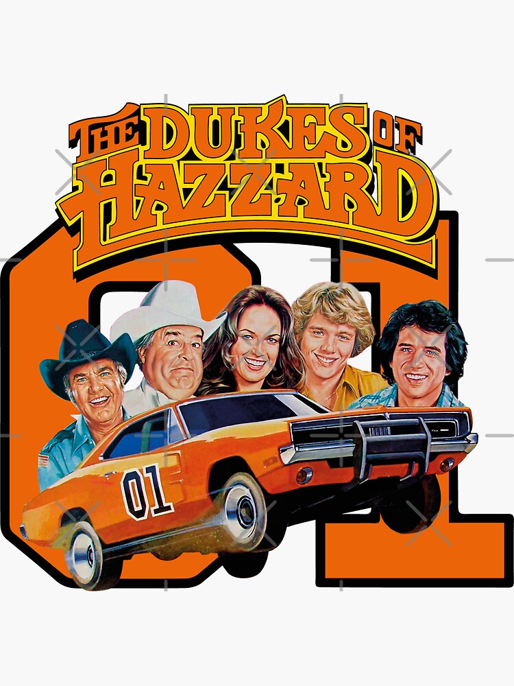 The Dukes Of Hazzard General Lee The General Sticker For Sale By Alt36 Redbubble 0208