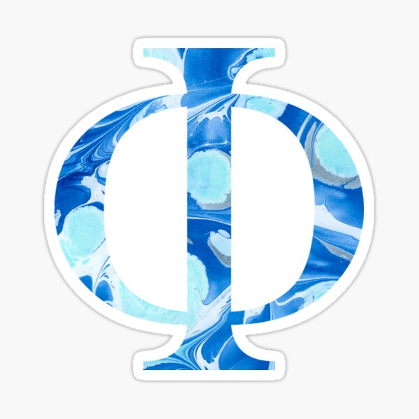 Marble Phi Sticker