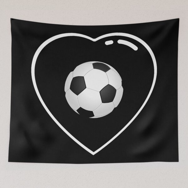 Item preview, Soccer football black heart designed and sold by Astralia.