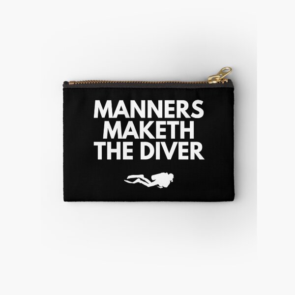 Item preview, Manners Maketh The Diver designed and sold by StudioAquaLumos.