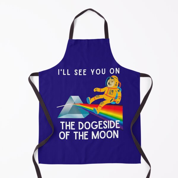 Item preview, I'll See You On The Dogeside Of The Moon- Dogecoin Humor designed and sold by UnleyDesign.