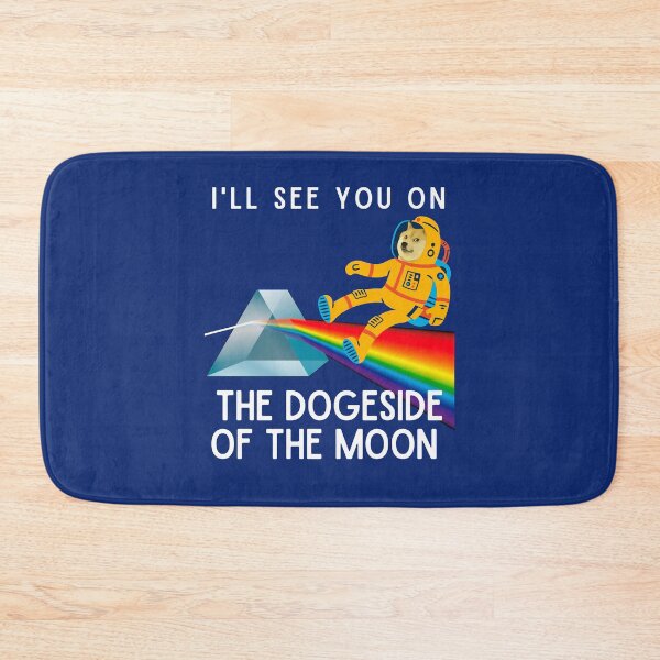 Item preview, I'll See You On The Dogeside Of The Moon- Dogecoin Humor designed and sold by UnleyDesign.