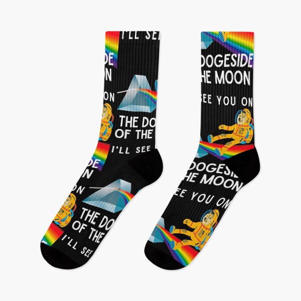 Item preview, I'll See You On The Dogeside Of The Moon- Dogecoin Humor designed and sold by UnleyDesign.