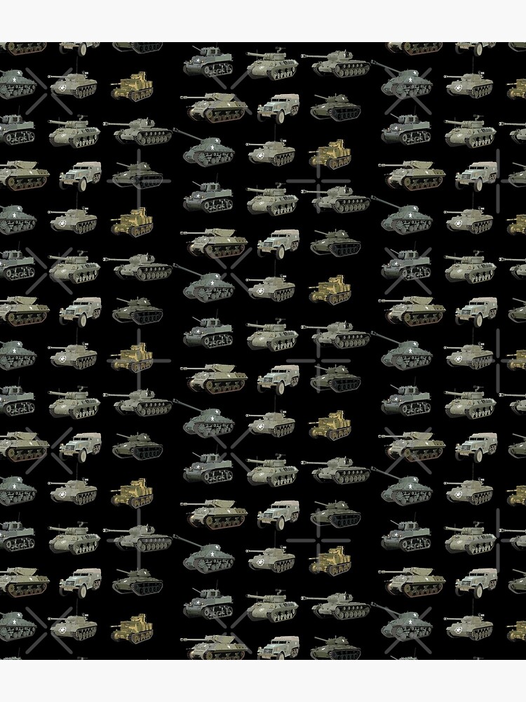 Multiple American WW2 Tanks and Armored Vehicles by NorseTech