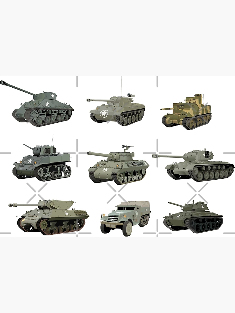 Various British WW2 Tanks  Greeting Card for Sale by NorseTech