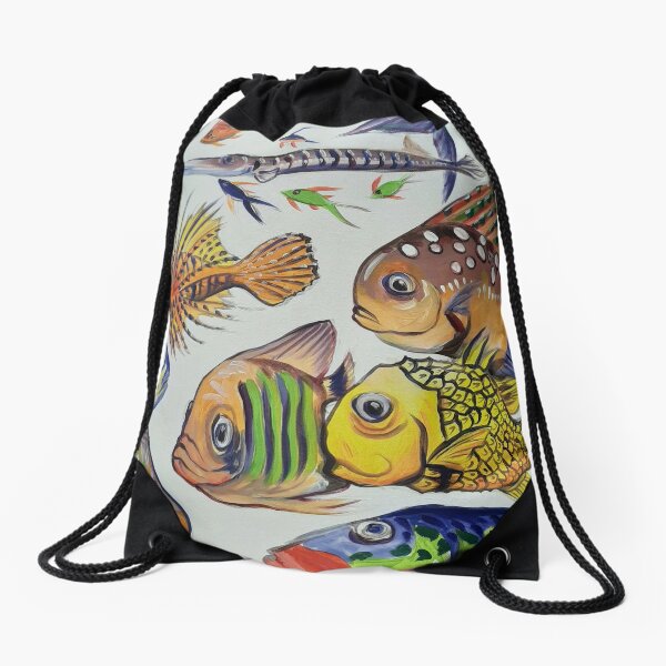 Funky Fish Backpack for Sale by sivan ilan-shalev
