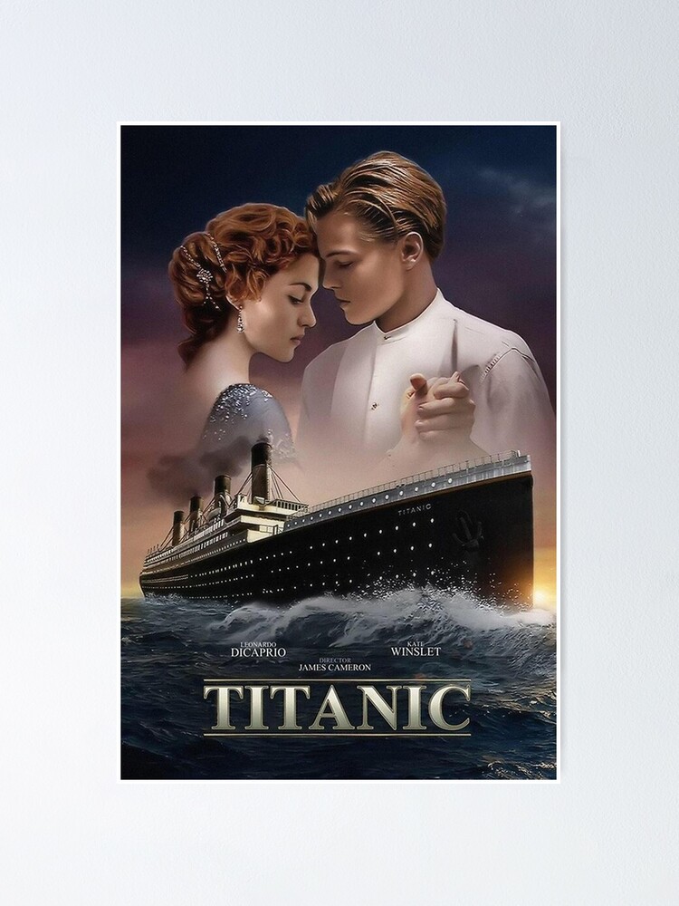 TITANIC original movie poster.Vintage Titanic movie poster. Art ...