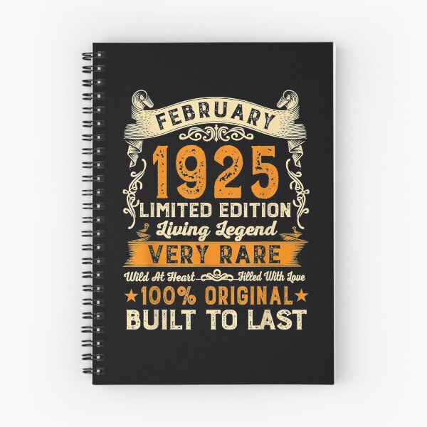 Item preview, Vintage February 1925 96 Years Old 96th Birthday Gift designed and sold by lolahomya.