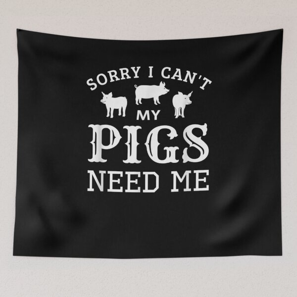 Item preview, Sorry I Can't My Kids Need Me Farmer Gifts Pig Veterinary designed and sold by lolahomya.