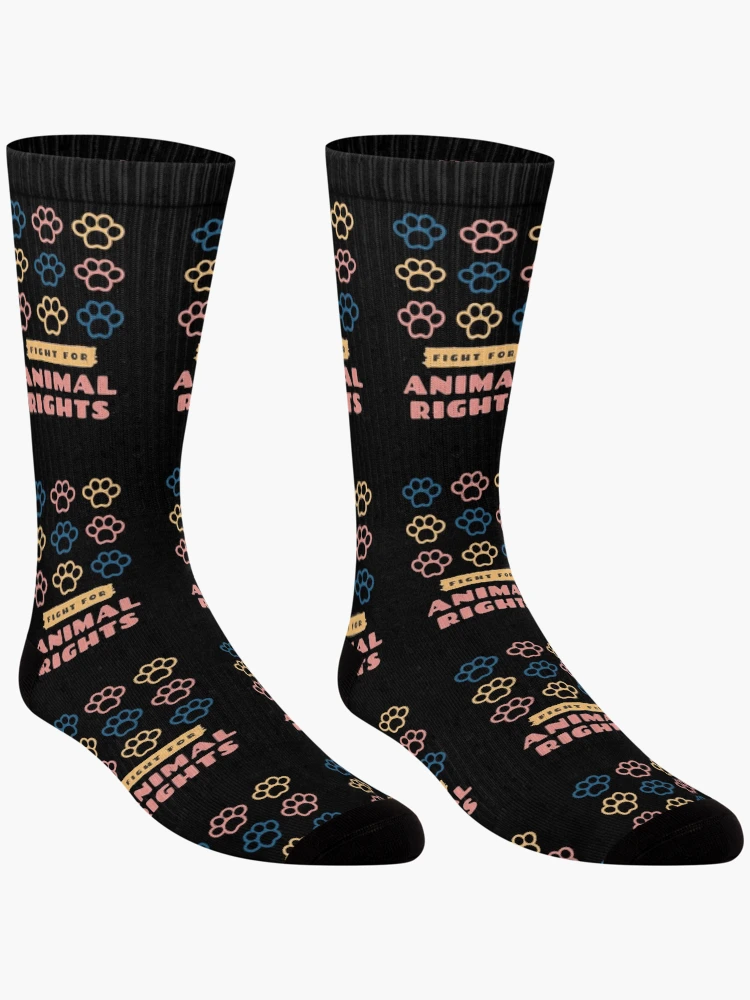 Thumbnail 3 of 5, Socks, Fight For Animal Rights designed and sold by Rpgpbp.