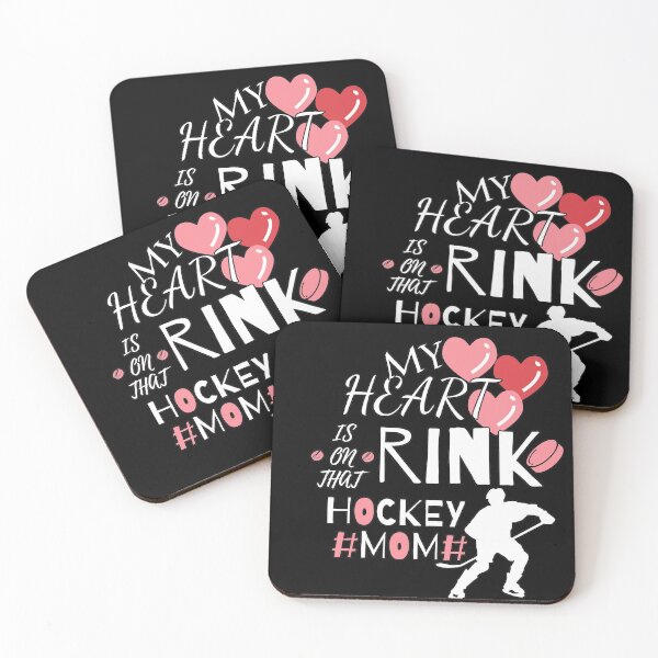 Item preview, my heart is on that rink hockey mom  designed and sold by GameNarongdech.