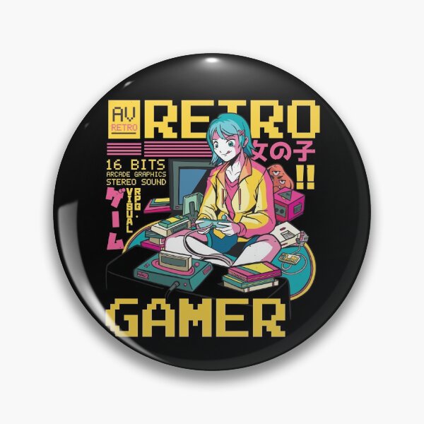 Artikelvorschau, Retro Gamer Japanese Anime Otaku Video Game Player Gear entworfen und verkauft von DynamicDesign.