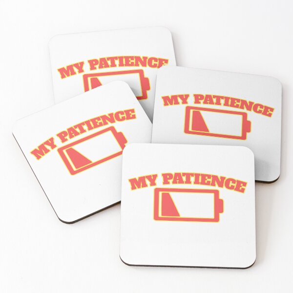 Item preview, My Patience, Empty Battery - Red designed and sold by Chubuter.