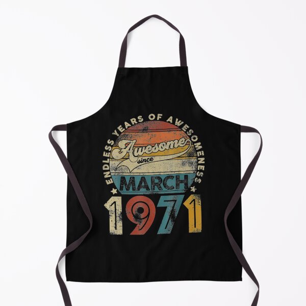 Item preview, Vintage March 1971 Design 50 Years Old 50th Birthday Gifts designed and sold by lolahomya.
