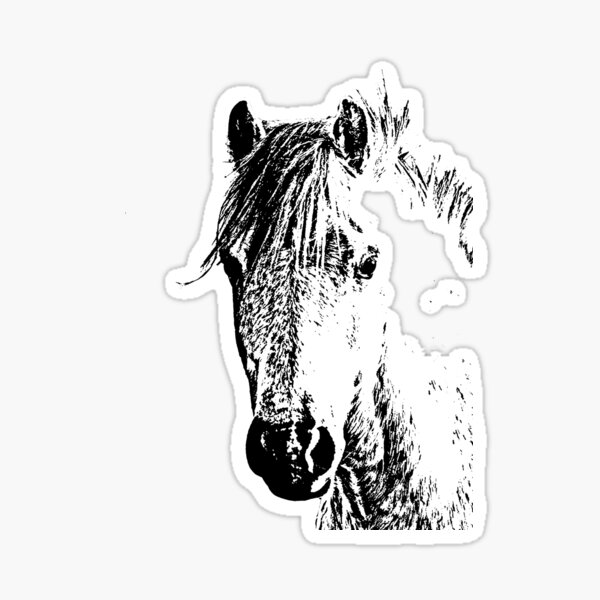 I Love Horses Stickers Redbubble - horse demo roblox