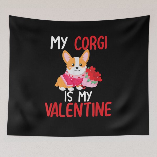 Item preview, My Corgi Is My Valentine Valentines Day Dog Lover Gifts Boys designed and sold by lolahomya.