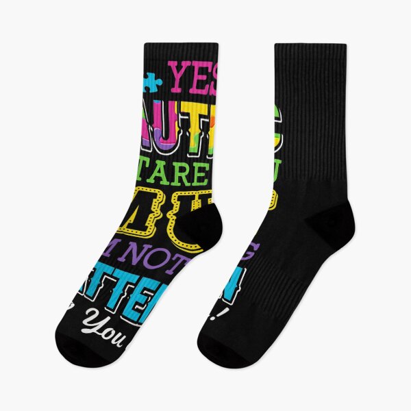 Item preview, Yes I'm Autistic Stare If You Must Funny Autism Gift designed and sold by lolahomya.