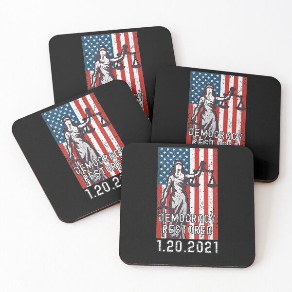 Item preview, Democracy Restored Joe Biden Inauguration 2021 Kamala Harris designed and sold by lolahomya.