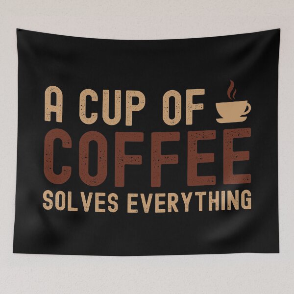 Item preview, A Cup Of Coffee Solves Everything designed and sold by henrymencia.